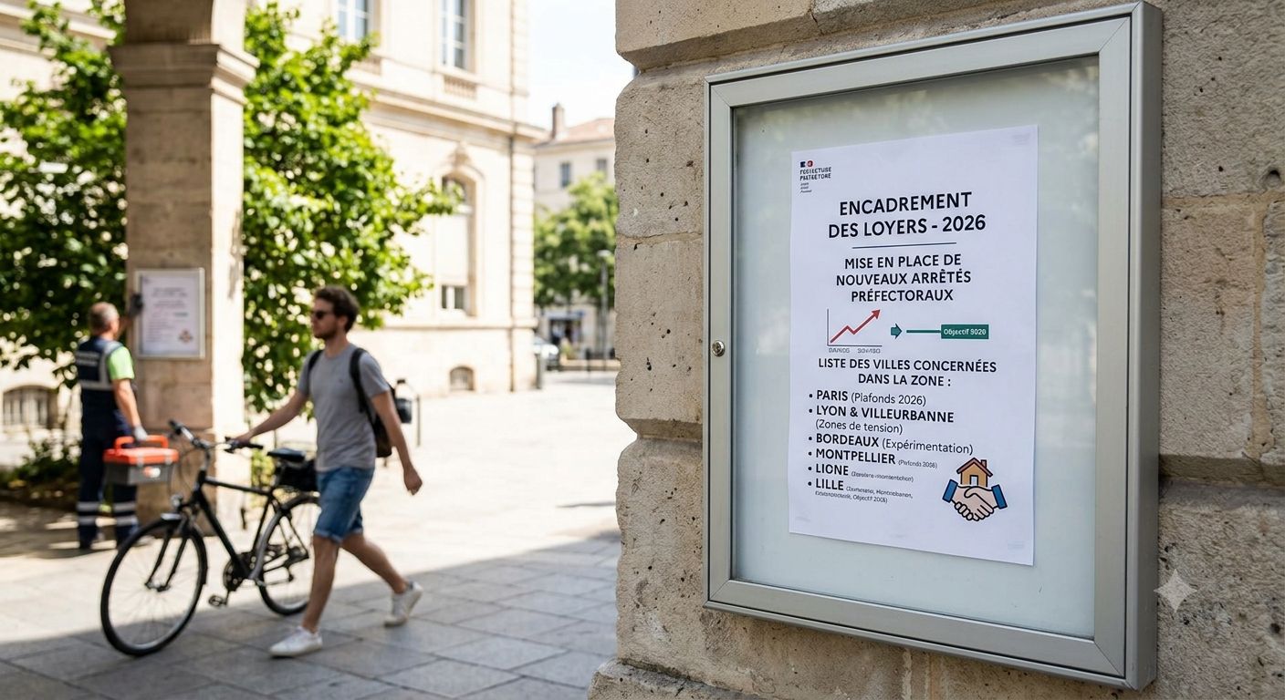 Encadrement des loyers 2026 : nouveaux arrêtés et villes